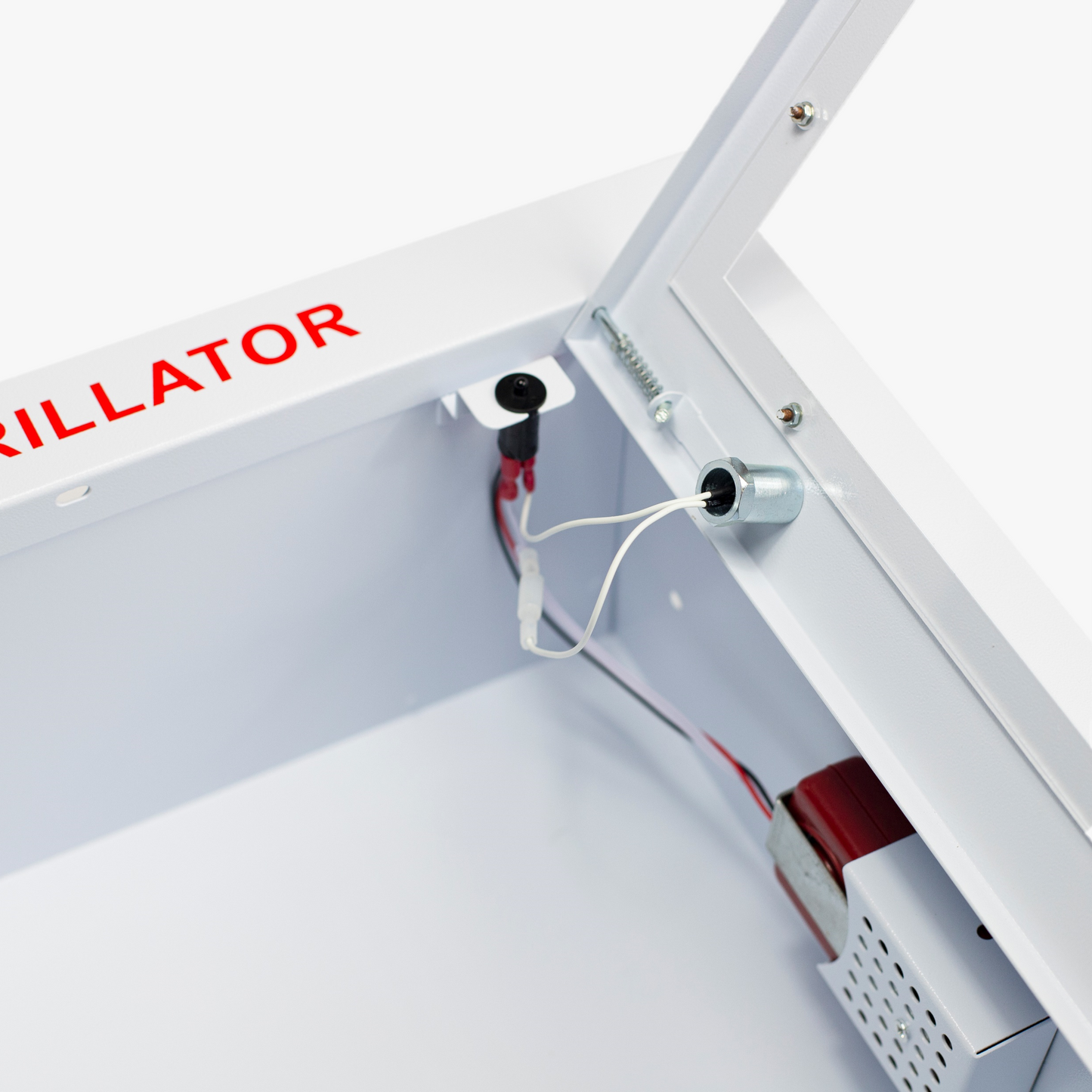 AED Cabinet, Semi-Recessed