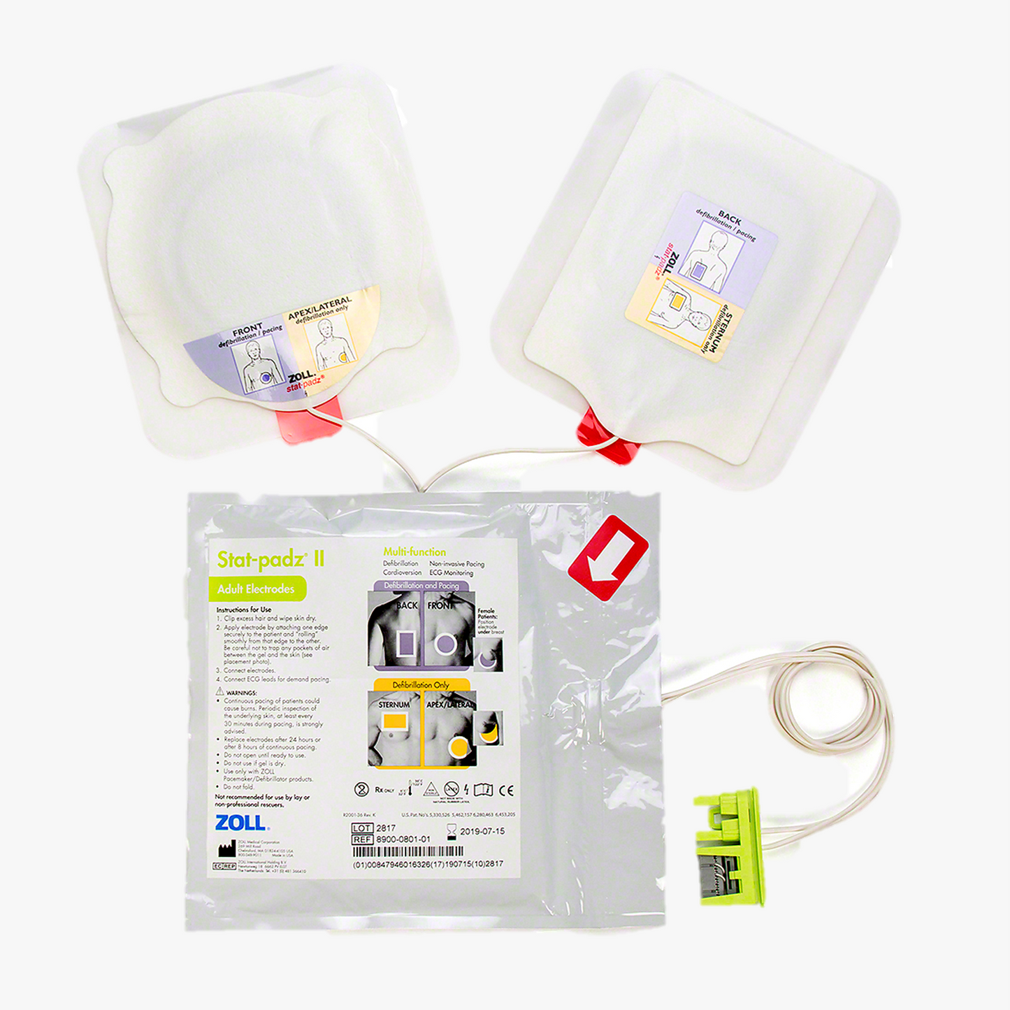 ZOLL AED Plus, Stat Padz II