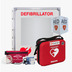 Philips HeartStart OnSite Outdoor Cabinet Bundle
