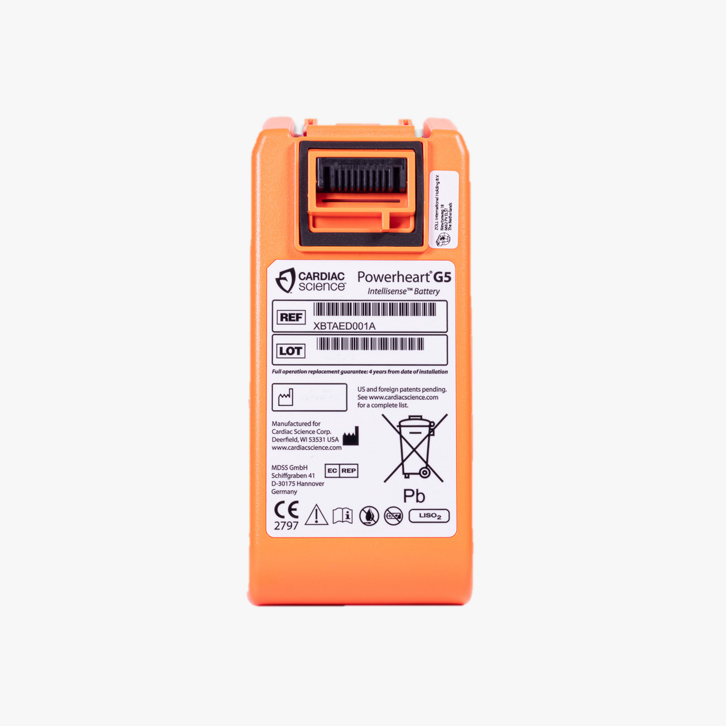 Powerheart G5, Battery