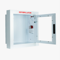 AED Cabinet, Semi-Recessed